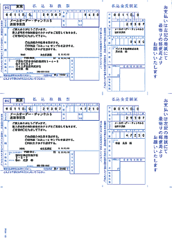 【送料無料】ソリマチ　専用帳票　SR351 払込取扱票B（払込人負担）