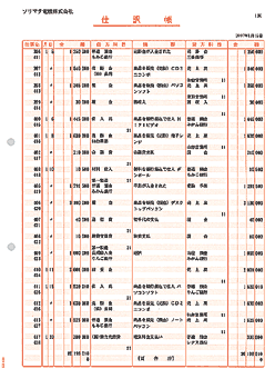 画像1: 【送料無料】ソリマチ　専用帳票　SR4201 仕訳帳